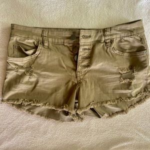 Billabong Jean Shorts Army Green